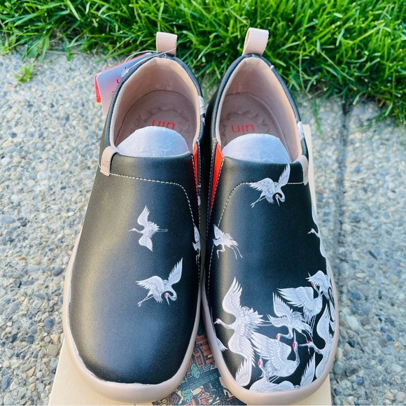 NWT UIN Women’s Comfortable Shoes PU/Crane In Dark/US8.5 - Picture 6 of 10